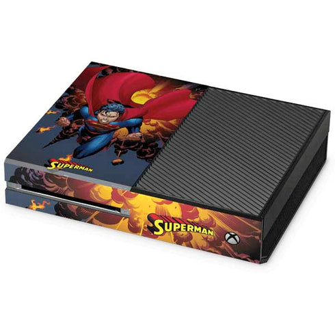 DC Comics Superman Action Flying Pose Xbox One Console Skin